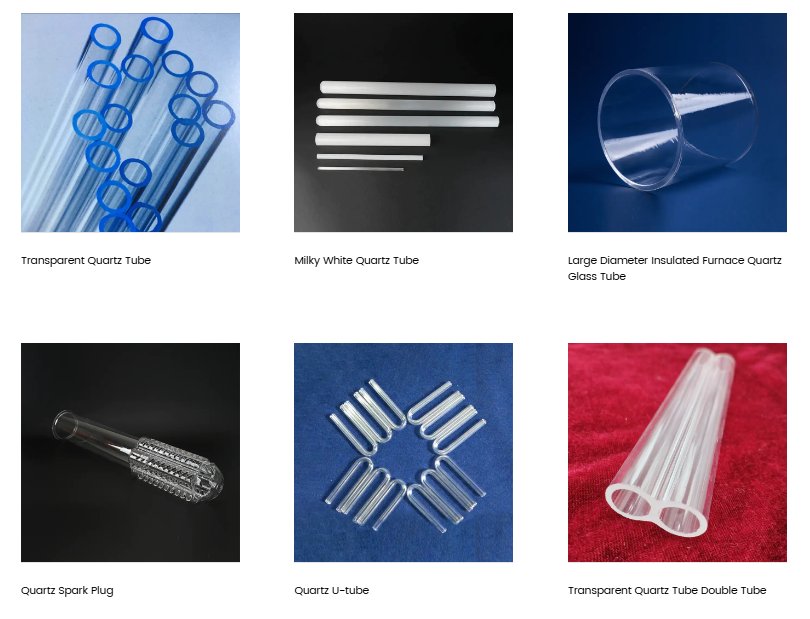 Yancheng Mingyang Quartz Glass Tube Product Range — Transparent, Milky White, Double Tube, U-tube, Spark Plug